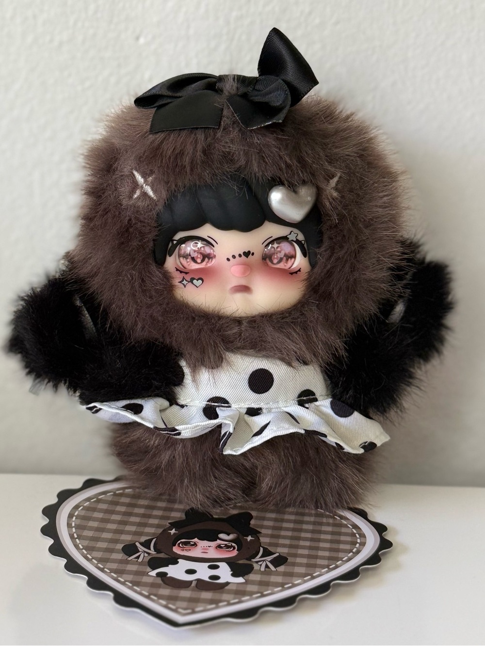Adorable Lokiki blind series Brown sugar with Polka Dot Dress - Collectible! - Picture 2 of 3